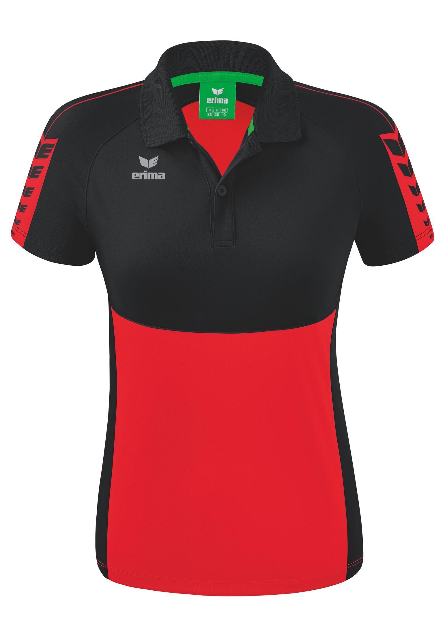 Tricou polo 565 Erima Six Wings Multicolor, guler cu nasturi