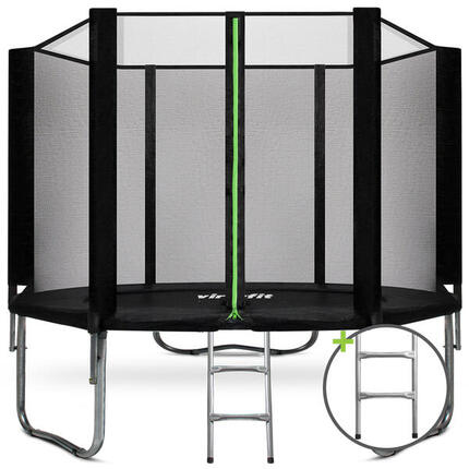 Cama elástica con red de seguridad - Redonda - 305 cm