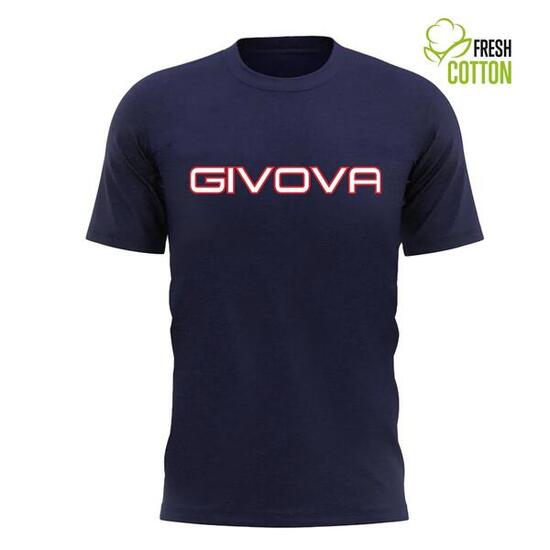 T-shirt coton Givova sport 170 g/m² bleu