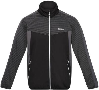 Felpa da uomo Regatta Men Yare Vi Extol Stretch Softshell Jacket Nera