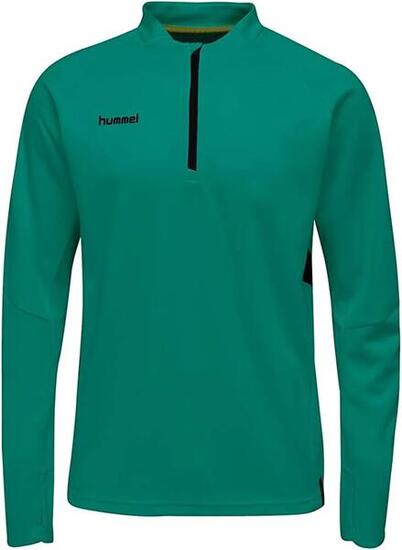 Sweat-shirt Hummel Tech Move Half Zip pour hommes, vert 2xl