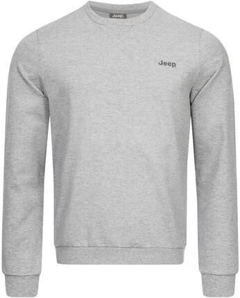Sweatshirt Jeep® homme col rond en coton, gris