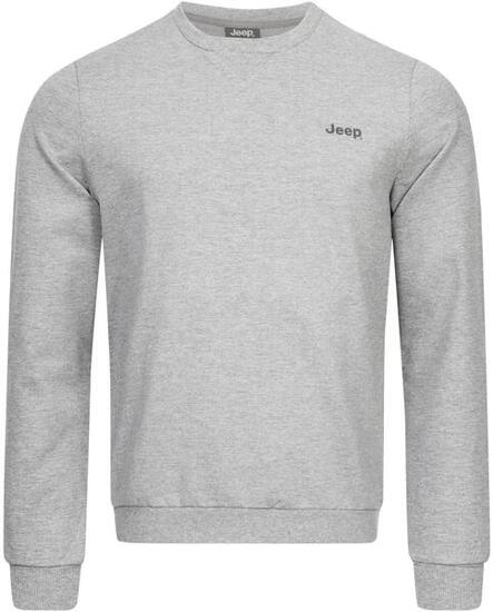 Sweatshirt Jeep® homme col rond en coton, gris