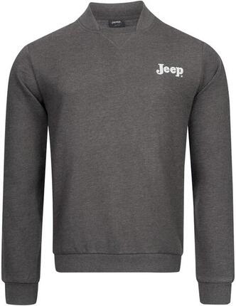 Bluza męska Jeep Bomber Neck szara 2xl
