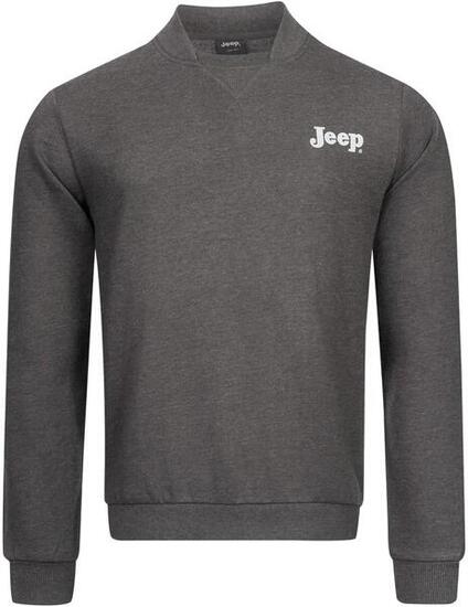 Bluza męska Jeep Bomber Neck szara 2xl