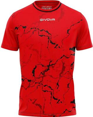 Sportshirt givova grafite rood-zwart rood