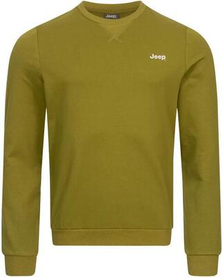 Jeep heren sweatshirt met ronde hals groen