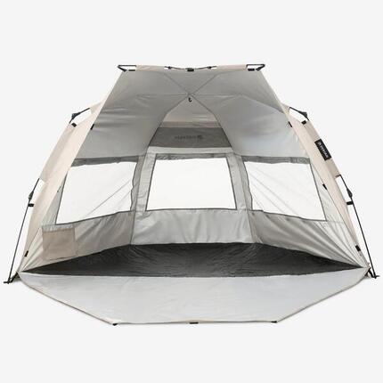 Deryan Up To Go Tente de Plage Pop Up - Anti-UV 50+ - Argent