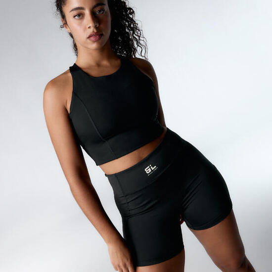 Ensemble de sport Top+Short Diardi & Sand pour femmes Black Limba