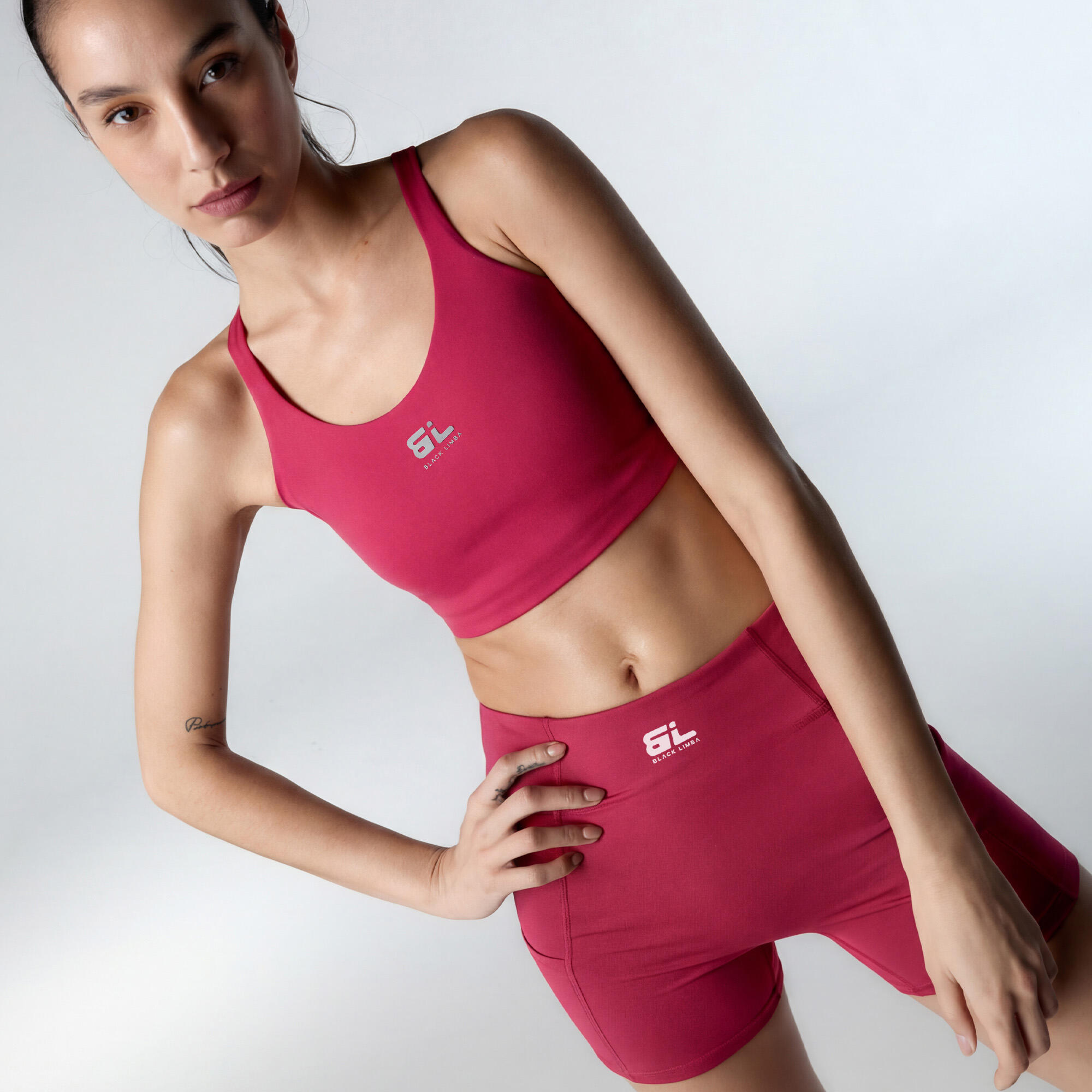 Conjunto deportivo Top+Legging Sprint  de mujer Black Limba 4/6