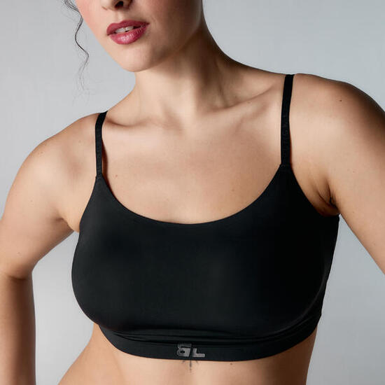 Brassière de sport Soutien-gorge Balconette Karol Black Limba Black Microfiber
