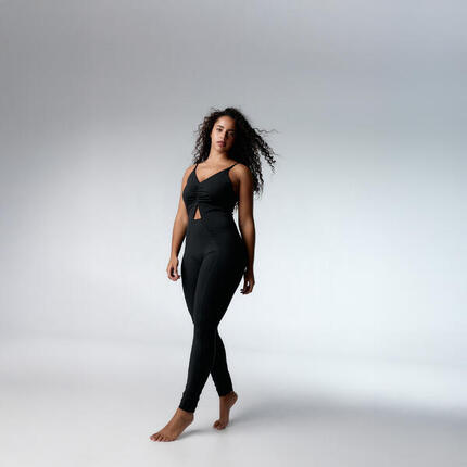 Salopette de sport recoupable Tabata pour femmes Black Limba