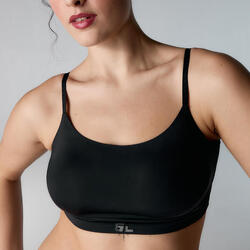 Brassière de sport Soutien-gorge Balconette Karol Black Limba Black Microfiber
