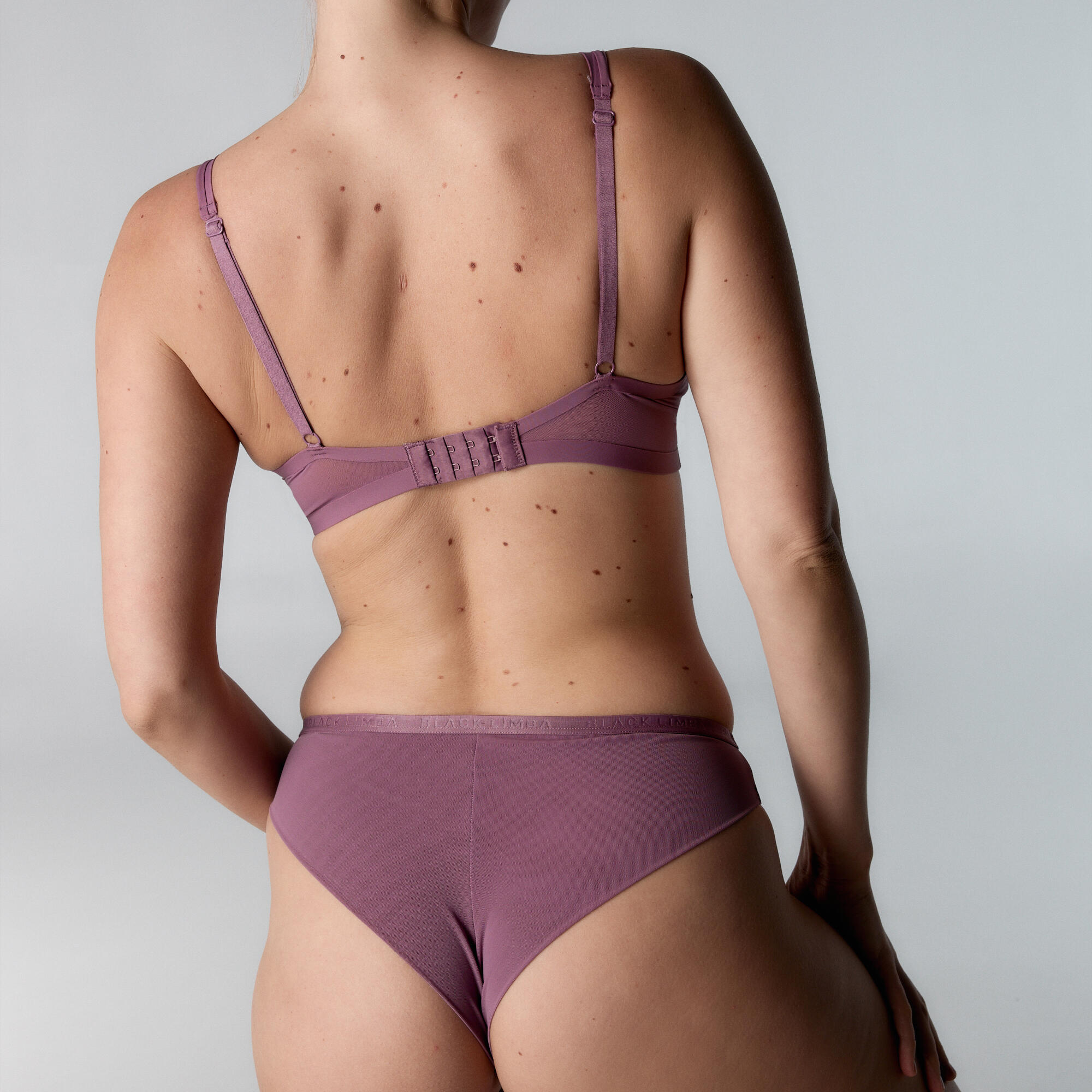 Slip brésilien Geri pour femmes Black Limba Tulipwood invisible 4/6