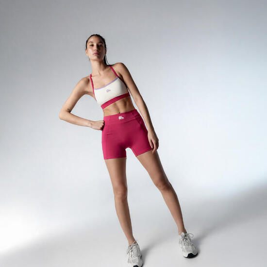 Ensemble de sport Top+Short Sand pour femmes Black Limba