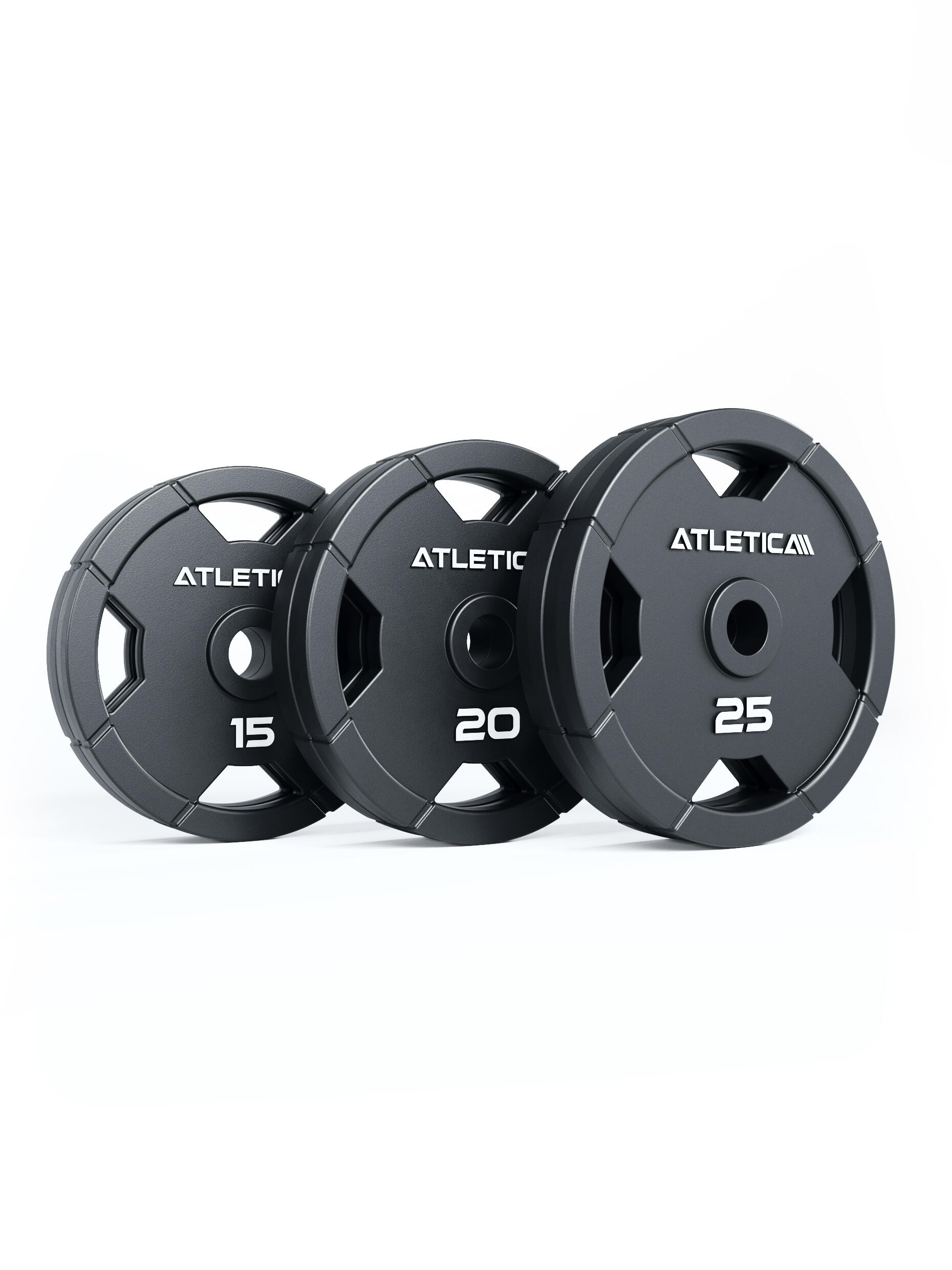 4H Iron Plates Set | 120kg | Ø 50mm | Rostresistente Lackierung 2/3