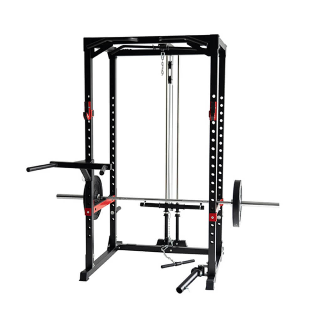 Heavy Duty Power Rack RH60 Gabbia di Potenza con Puleggia Alta e 2/5