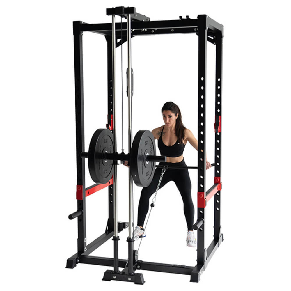 Heavy Duty Power Rack RH60 Gabbia di Potenza con Puleggia Alta e 4/5