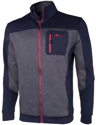 Felpa da uomo Erco Bork Blu-grigio Mel Blue