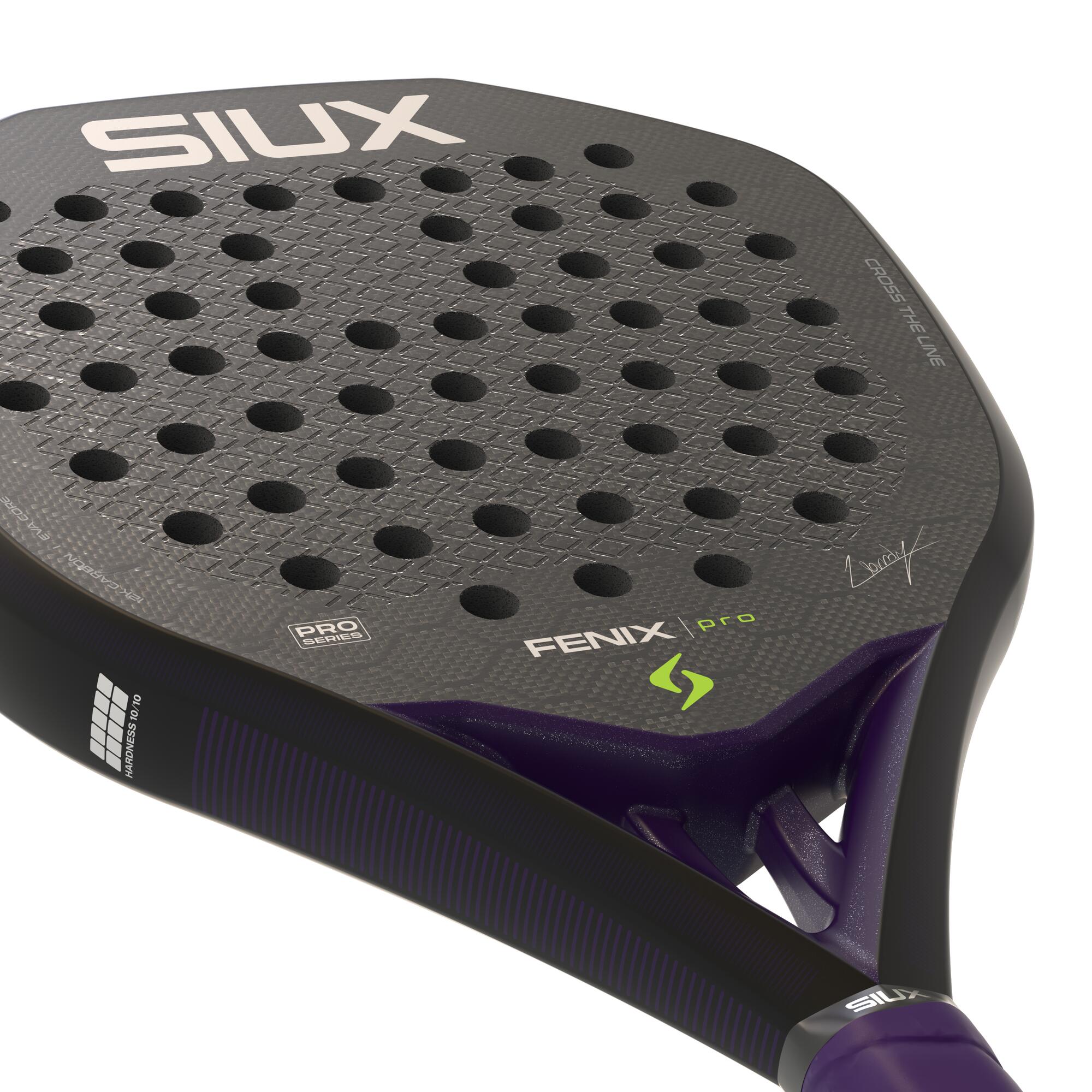 Siux - Raquete de Padel Fenix Pro 2026 Black nível profissional 5/6