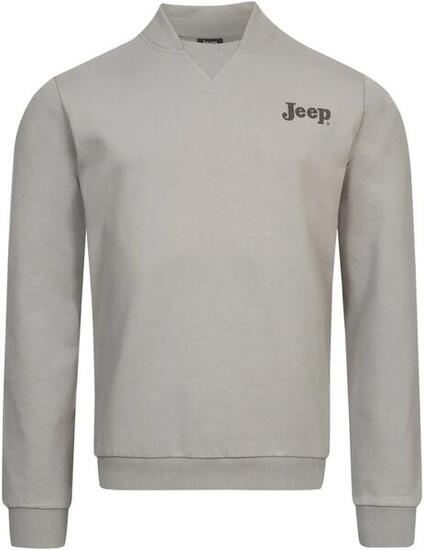 Bluza męska Jeep Bomber Neck szara 2XL