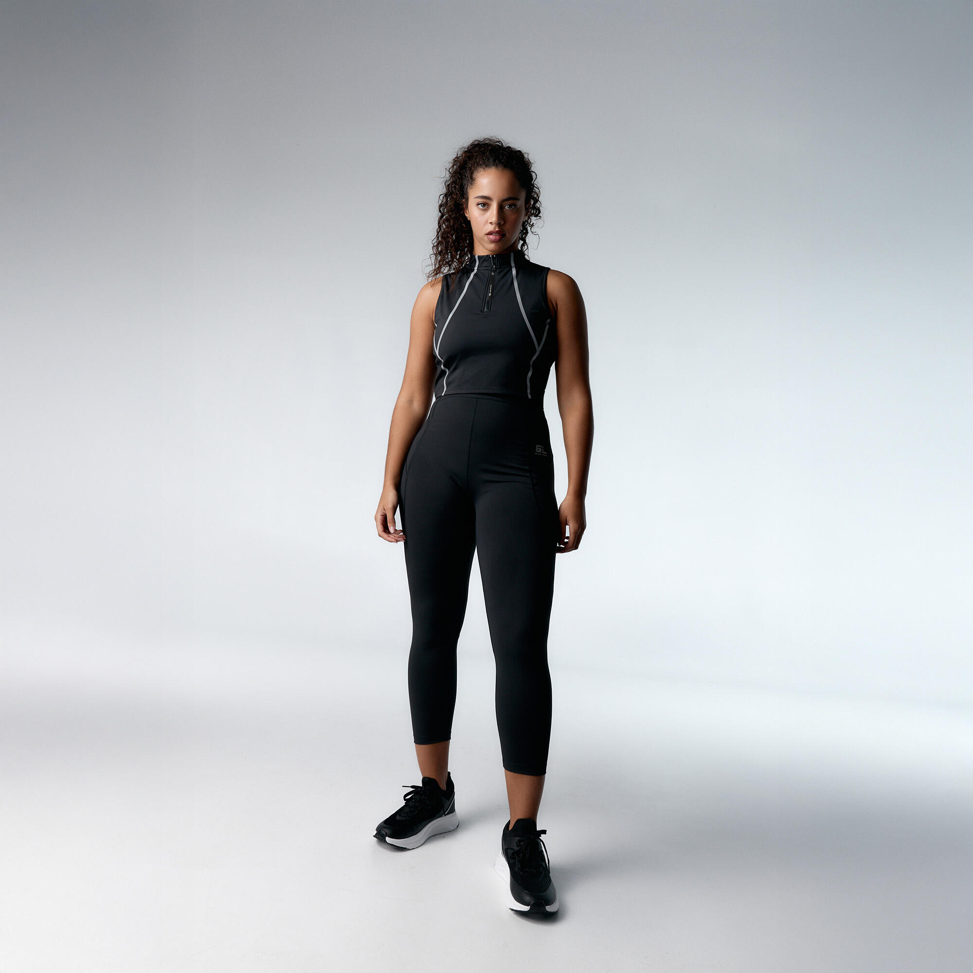 Legging de sport Race  pour femmes Black Limba 3/6