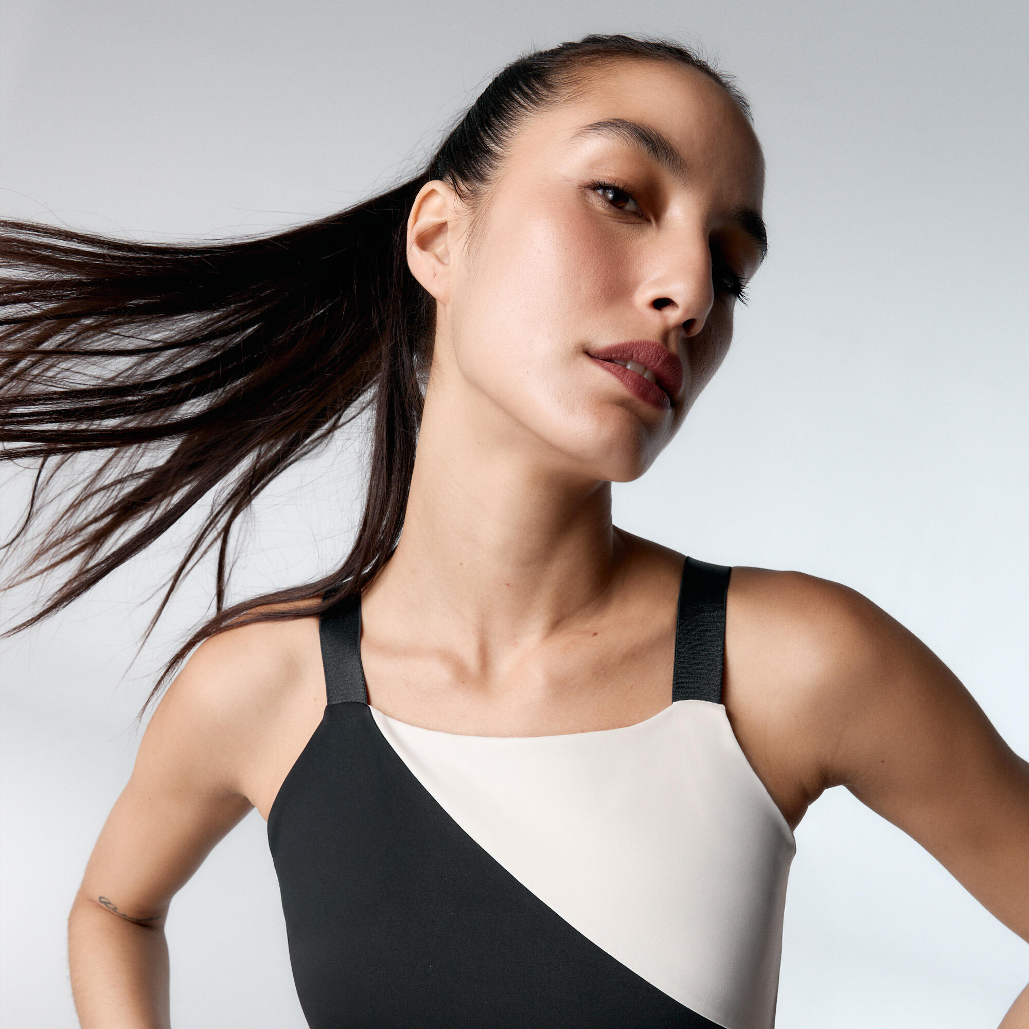 Ensemble de sport Top+Legging Boldfit  pour femmes Black Limba 5/6