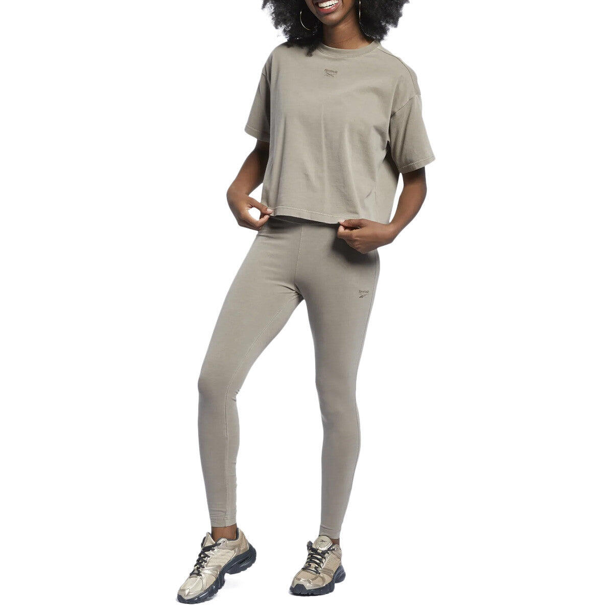 Tee-shirt Reebok CROP TEINTE NATURELLE REEBOK CLASSICS 5/6