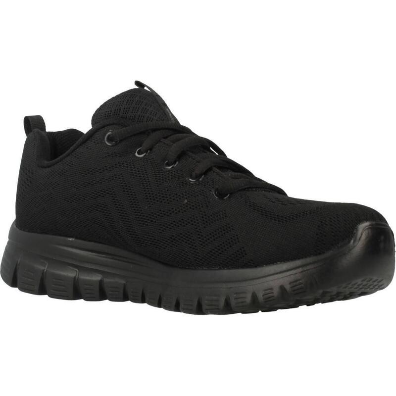 Pantofi Sport Skechers Model Graceful Get Connected Culoare Negru