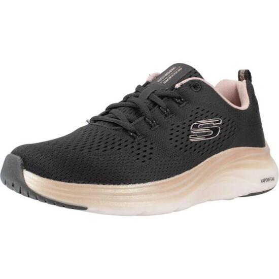 Baskets Femme Baskets Skechers VAPOR FOAM - MIDNIGHT GLI Noir Noir Skechers