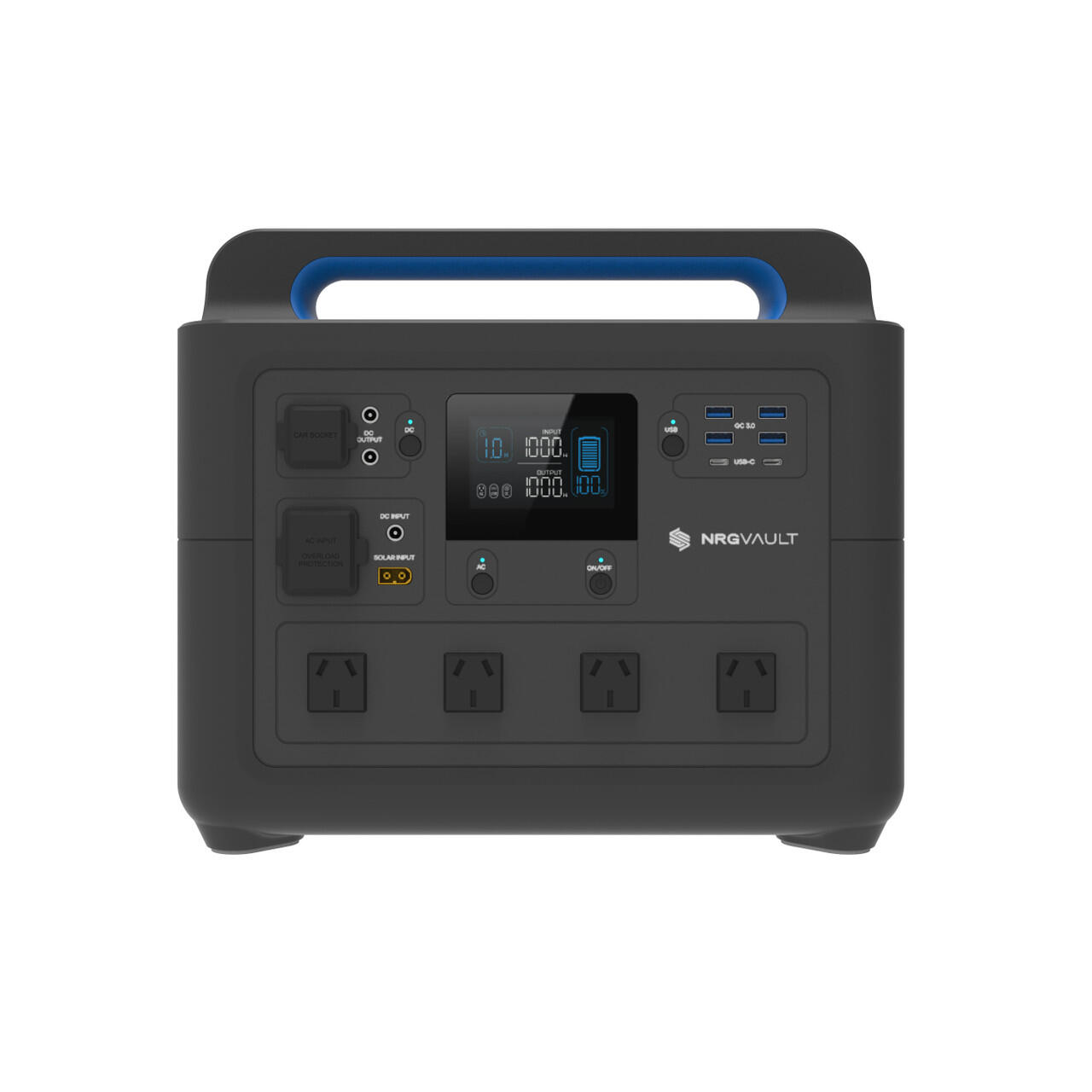 NRGVault PV1500 LiFePO4 Portable Power Station 1500W