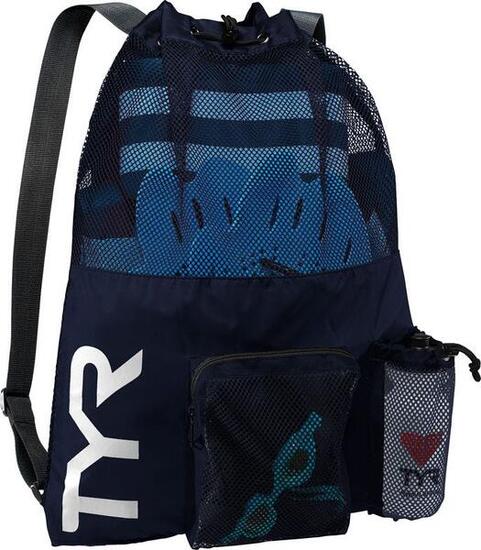 Sac de couchage momie TYR Big Mesh 40L - Bleu marine