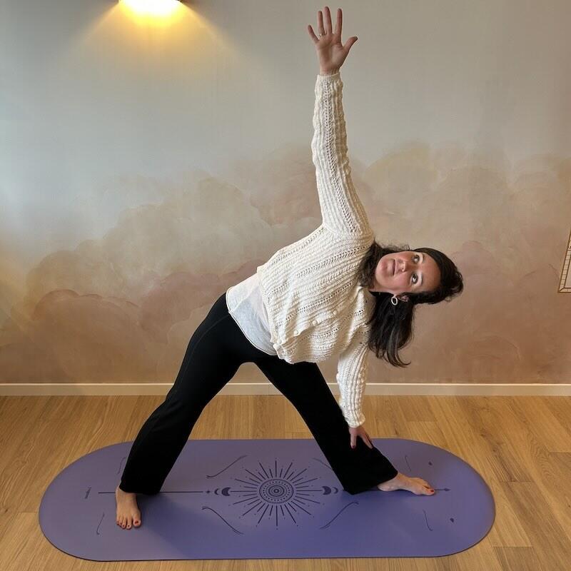 Tapis de yoga antidérapant Star Astra Violet 2/3