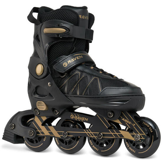 Patín ajustable Expert Negro/Oro