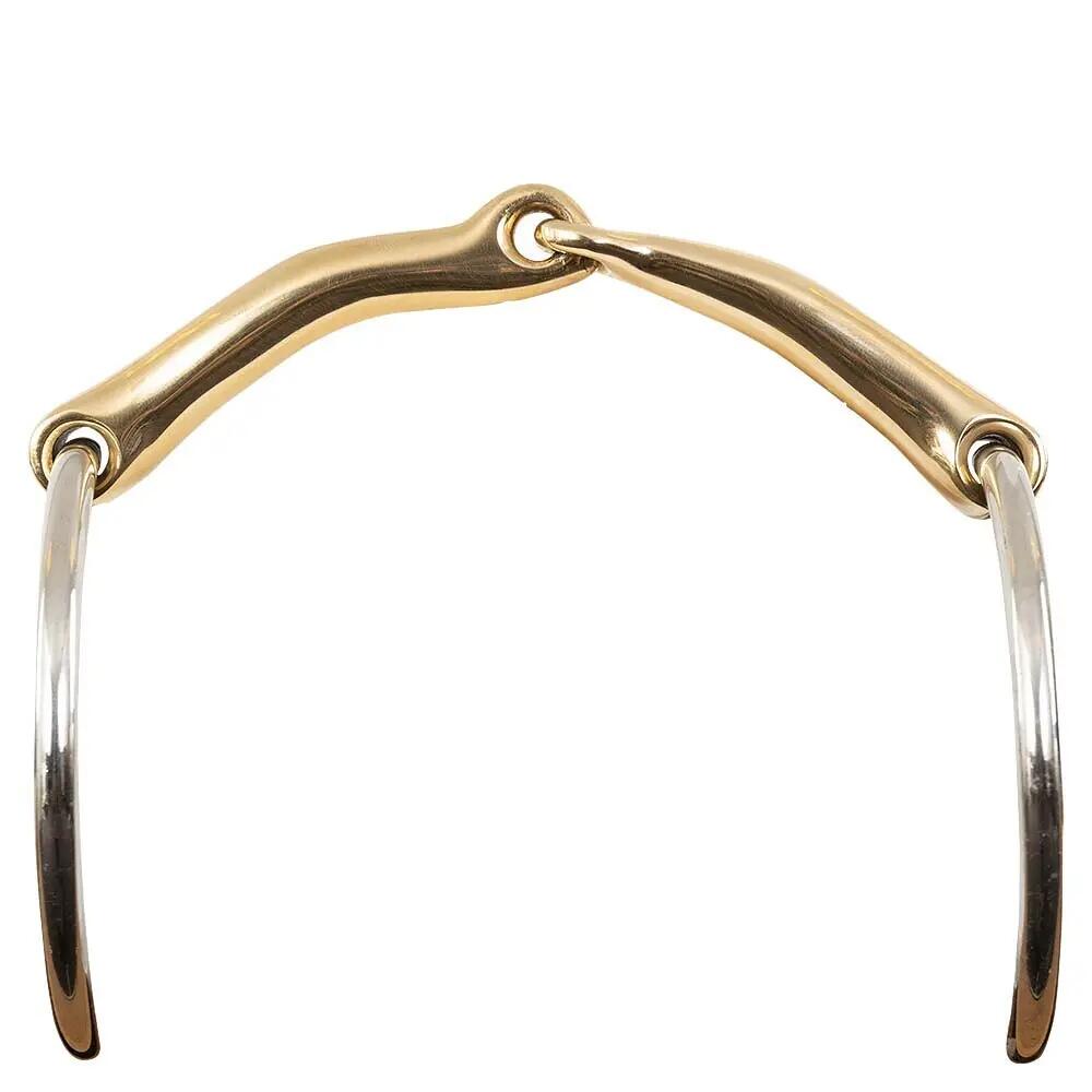 Bocado simple para caballo curvo BR Equitation Soft Contact 2/2