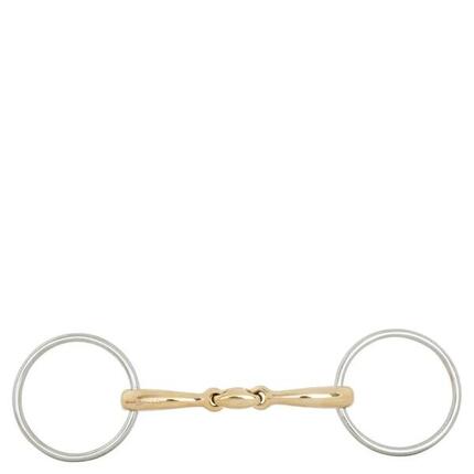 Mors double brisures pour cheval BR Equitation Soft Contact