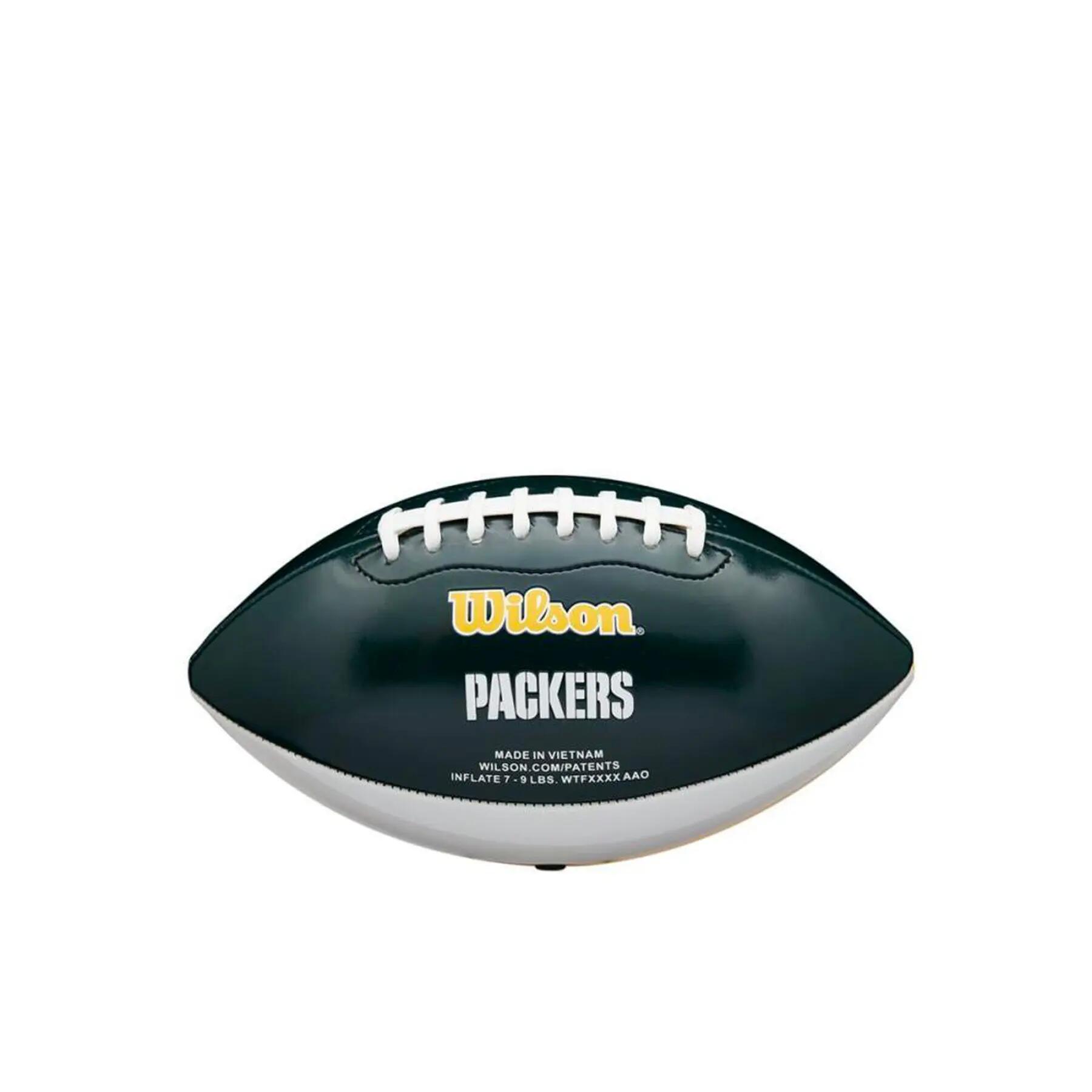 Dziecięca mini piłka do futbolu amerykańskiego nfl Green Bay Packers 2/3
