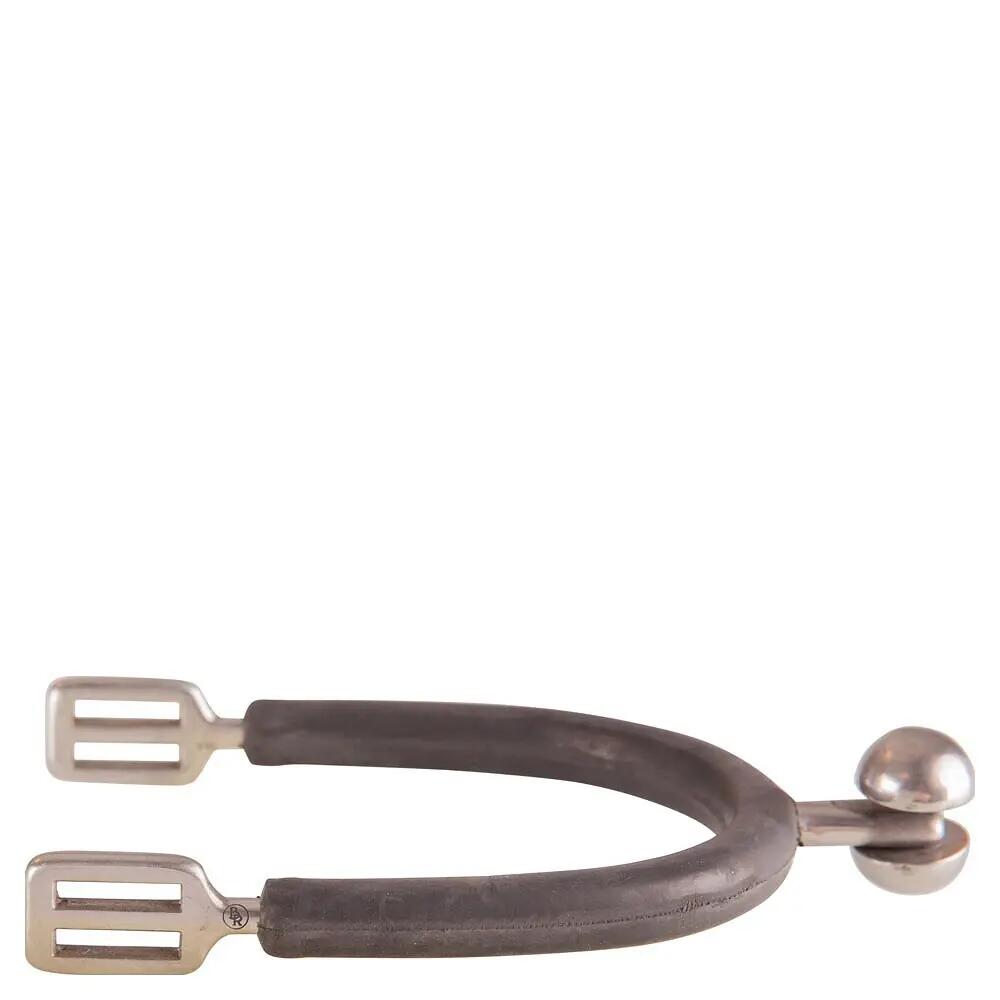 Éperon d'équitation Impuls inox.a rouleaux&protecteurs caoutchou BR Equitation 1/1