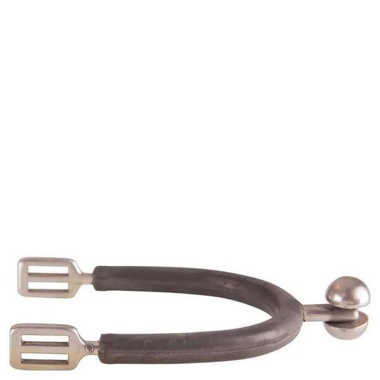 Ostroga impulsowa ze stali nierdzewnej z rolkami i gumowymi ochraniaczami BR Equ