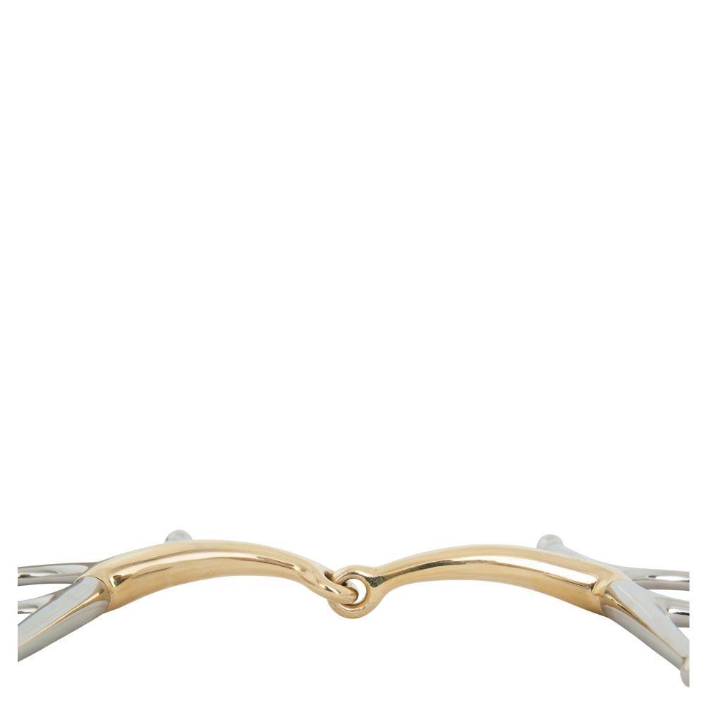 Dubbel gebogen naaldbit voor paarden BR Equitation 2/3