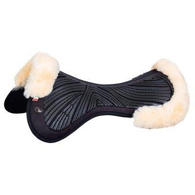 Podkładka pod siodło dla koni z owczej skóry BR Equitation Memory Grip 1/1