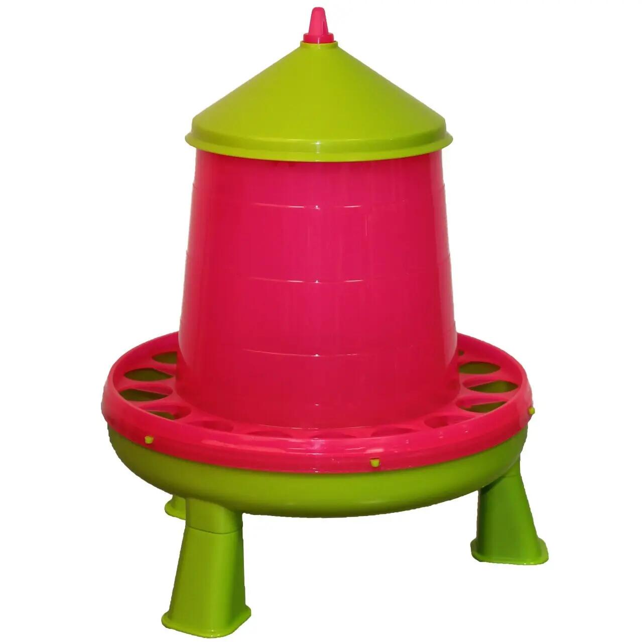 Kerbl Alimentador De Aves De Capoeira De Pé Rosa Verde da Decathlon