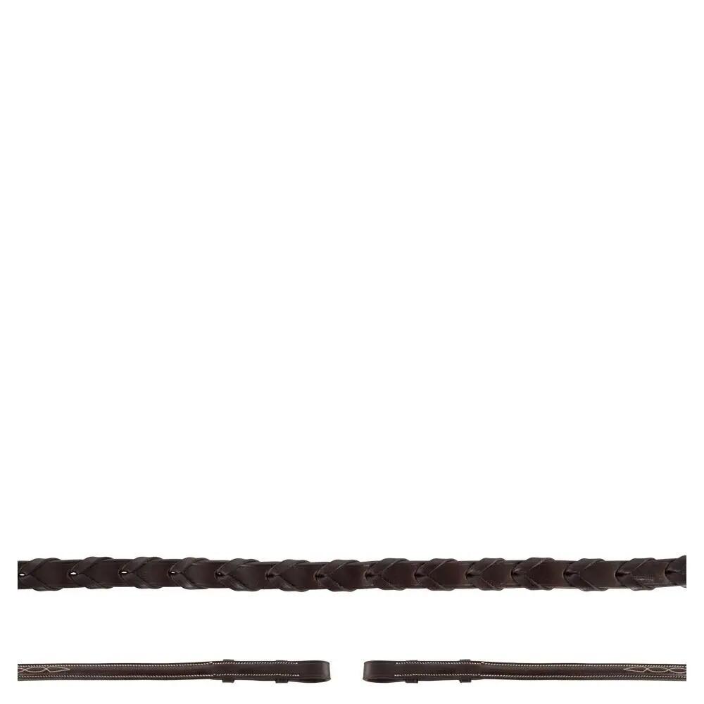 Rênes pour cheval en cuir chasse BR Equitation 3/3