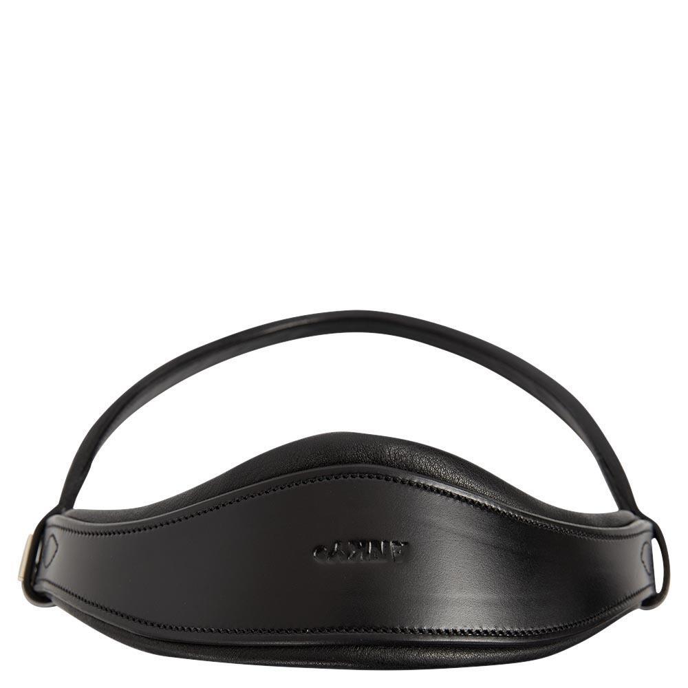 Bridons équitation muserolle combinée anatomique avec du cuir verni ANKY NB 2/5