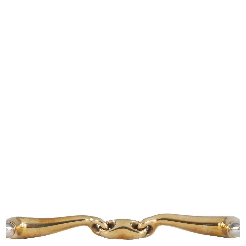 Bocado de oliva doble redondeado para caballos BR Equitation 2/3