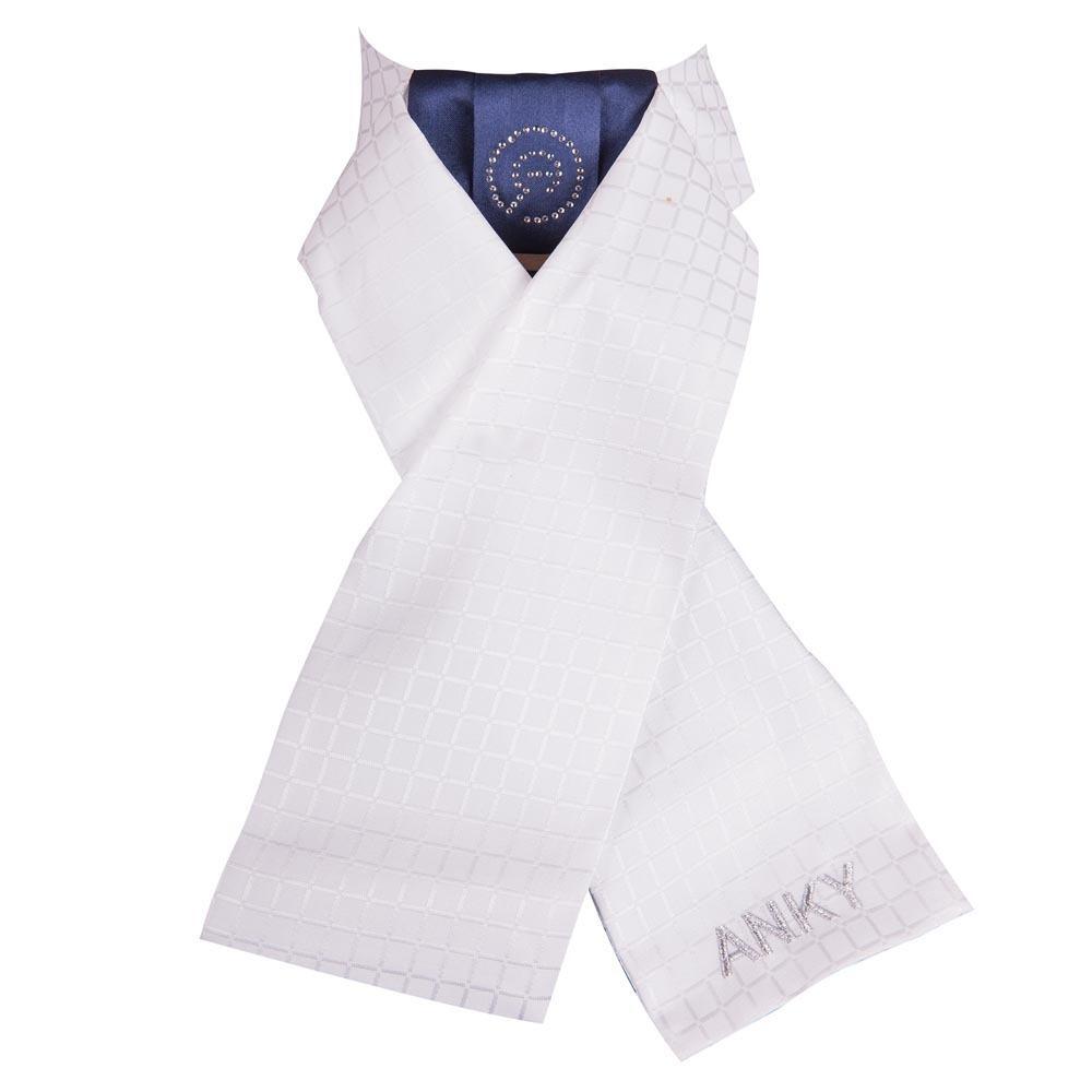 bianco / blu navy