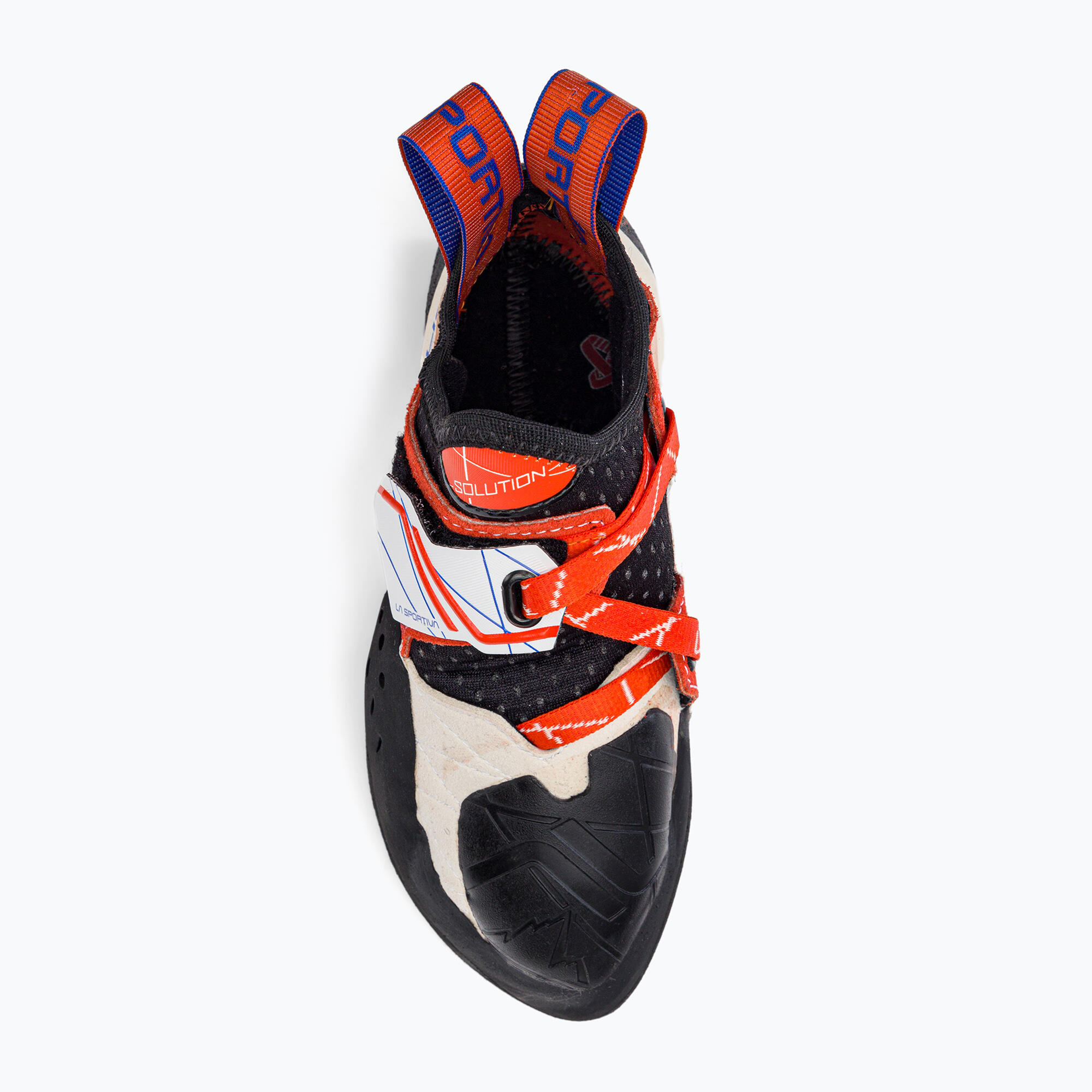 Kletterschuh La Sportiva Solution W White/Lily/Orange, Vibram XS Grip2 6/7
