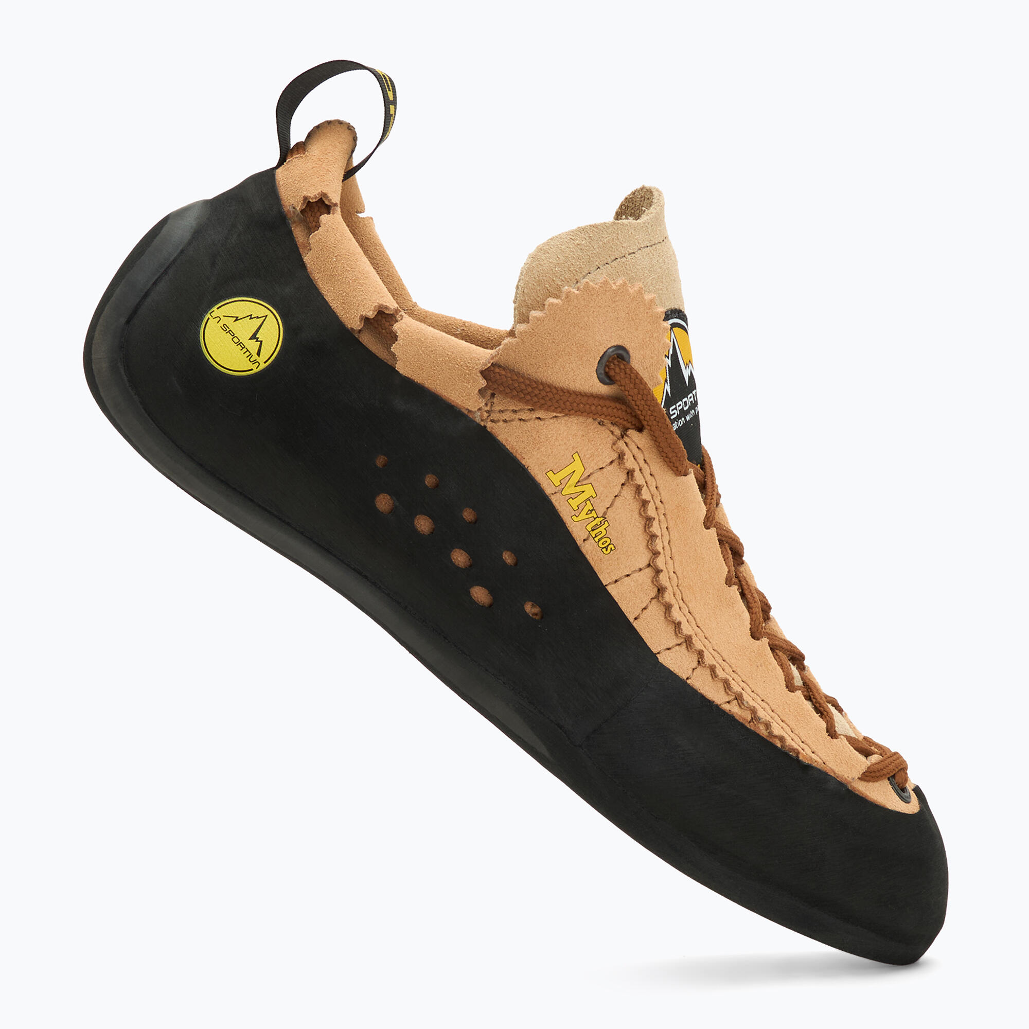 Scarpone da arrampicata Mythos: pelle scamosciata, Vibram XS Edge 4 mm 2/7