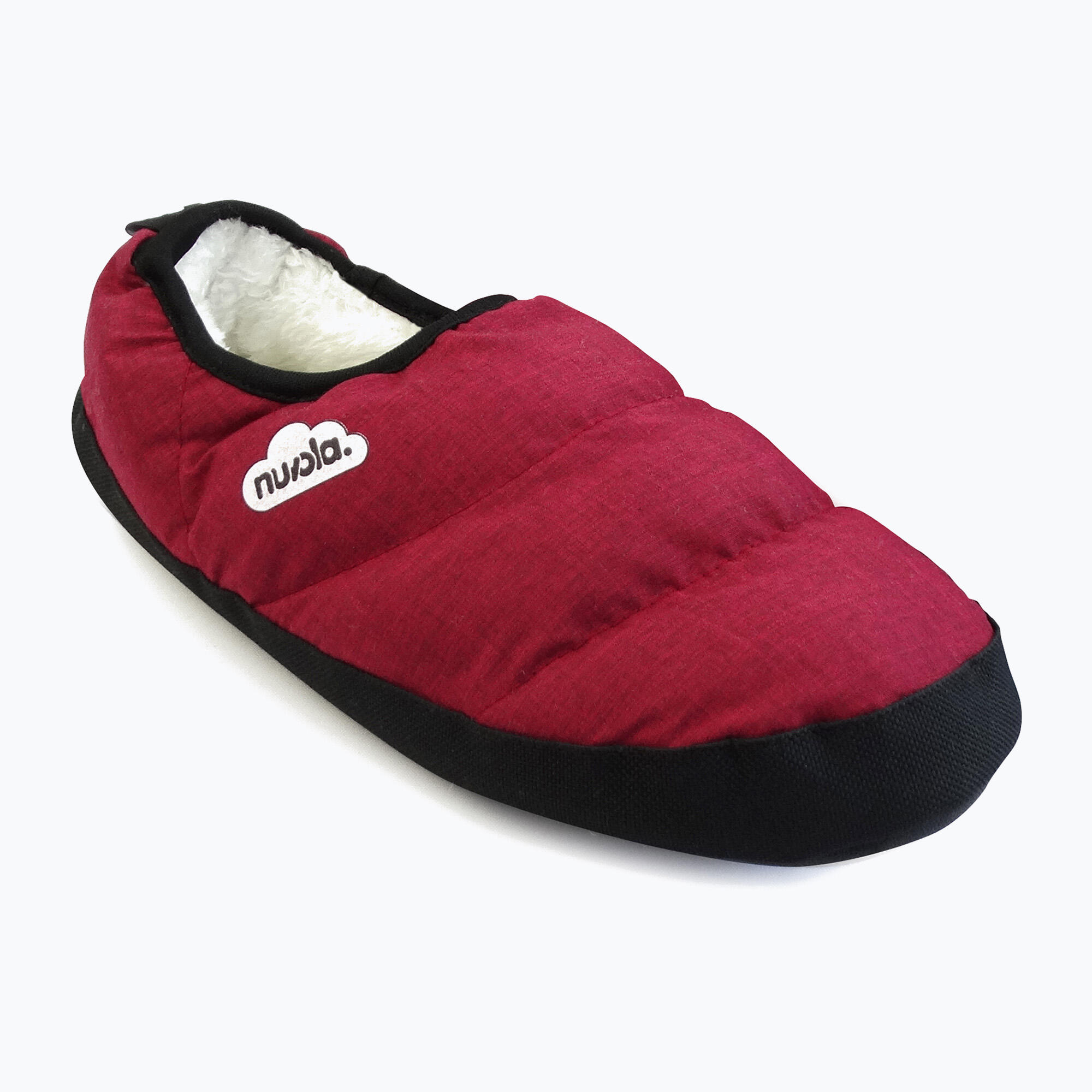 Pantuflas Nuvola Granate Acolchadas suela goma 7/7