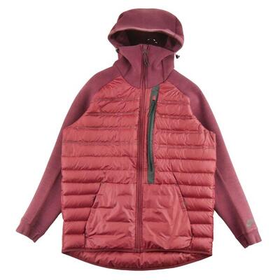 Tweedehands - heren nike tech bordeaux gewatteerde jas - goede staat
